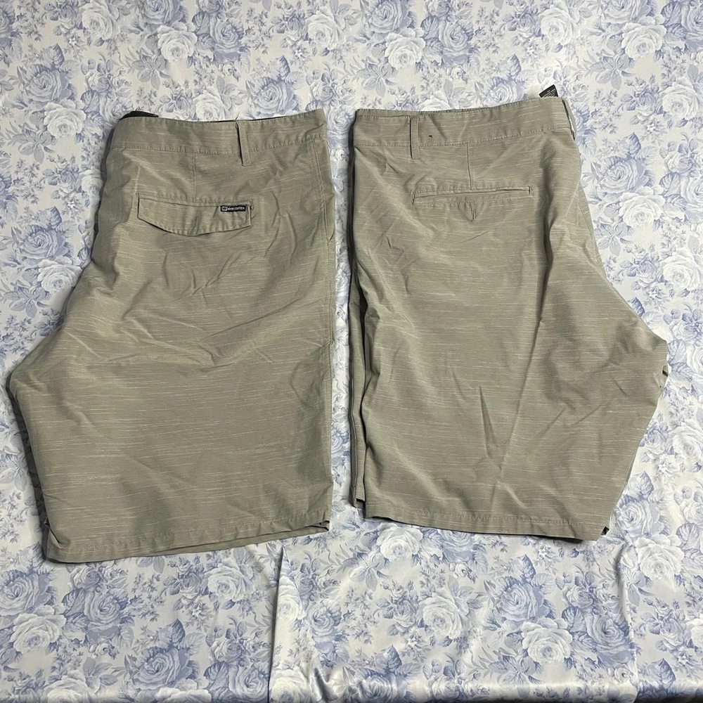 OP Hybrid Shorts Tan Lot of 2 4 Way Stretch Size 46 OPFlex